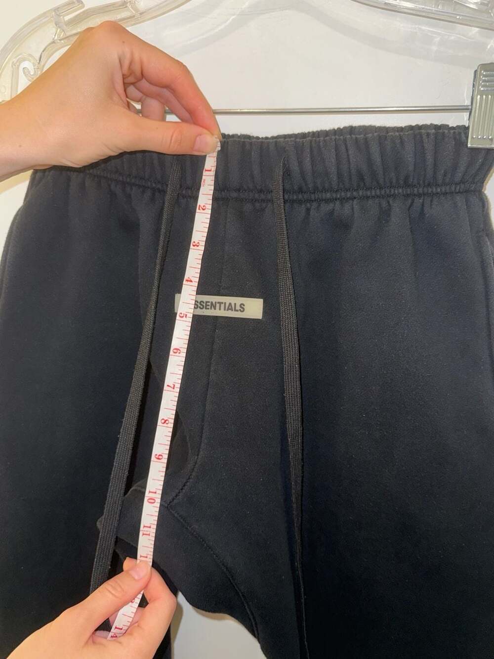 Fear of God Essentials Women’s Fleece Sweatpants in Black Sz S - Picture 7 of 7